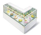 帶轉角日式蛋糕展示柜